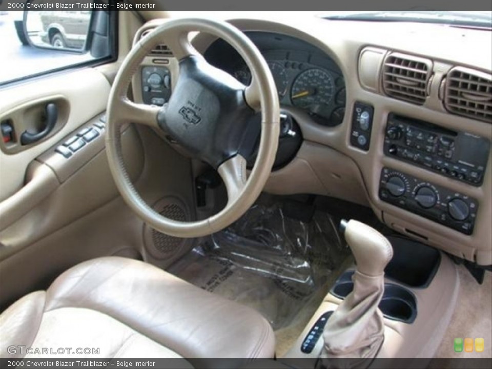 Beige Interior Dashboard for the 2000 Chevrolet Blazer Trailblazer #68127935