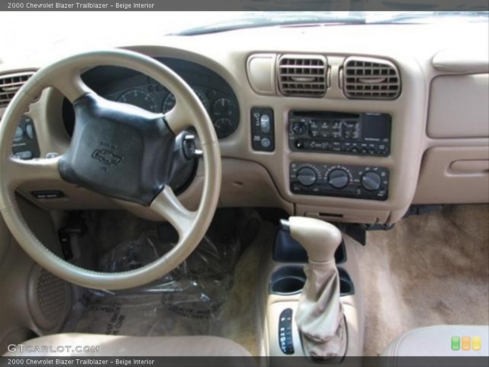 Beige Interior Dashboard for the 2000 Chevrolet Blazer Trailblazer #68127944