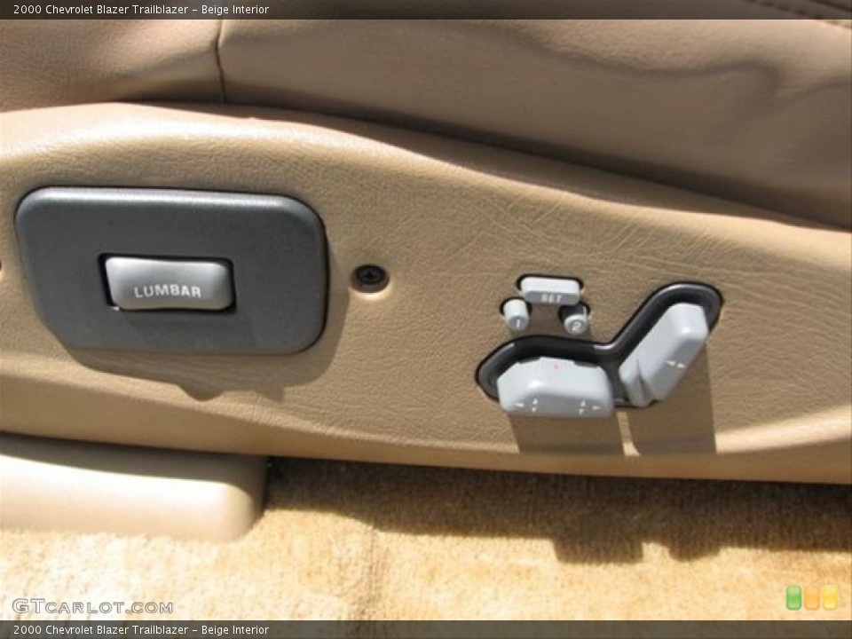 Beige Interior Controls for the 2000 Chevrolet Blazer Trailblazer #68127977