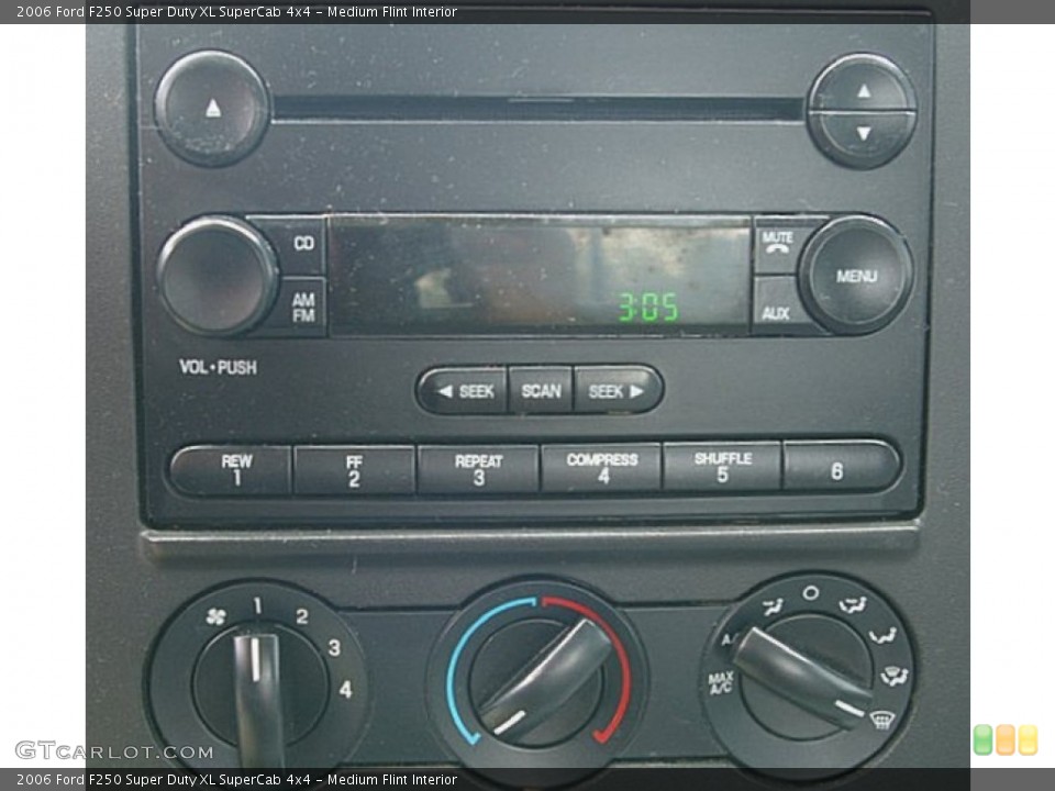 Medium Flint Interior Audio System for the 2006 Ford F250 Super Duty XL SuperCab 4x4 #68128655