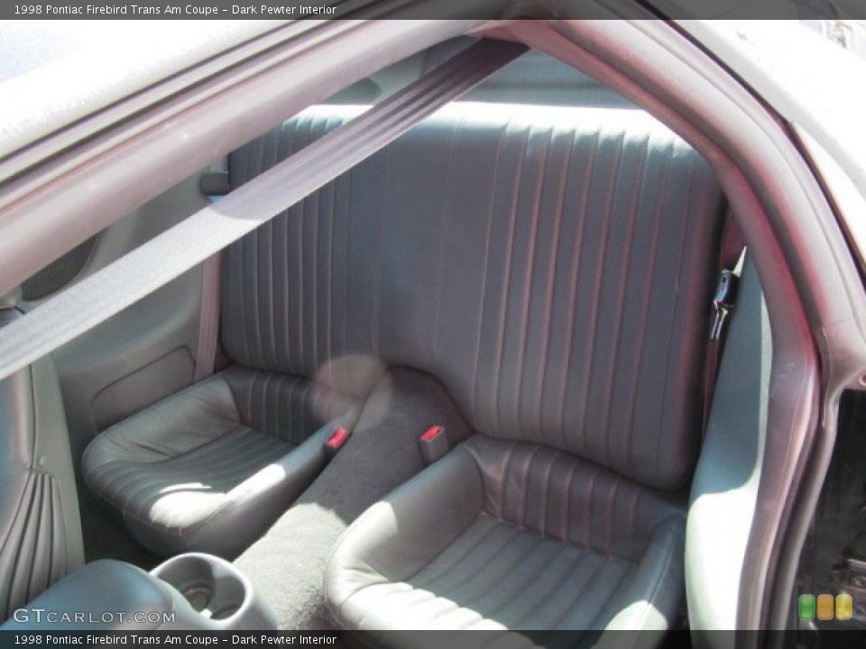 Dark Pewter Interior Photo for the 1998 Pontiac Firebird Trans Am Coupe #68131637