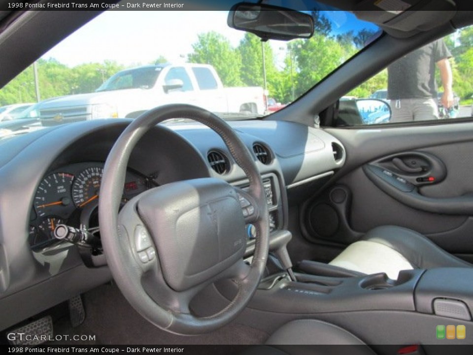 Dark Pewter Interior Photo for the 1998 Pontiac Firebird Trans Am Coupe #68131664