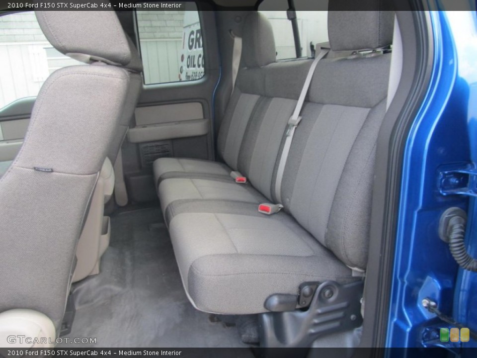 Medium Stone Interior Rear Seat for the 2010 Ford F150 STX SuperCab 4x4 #68132099