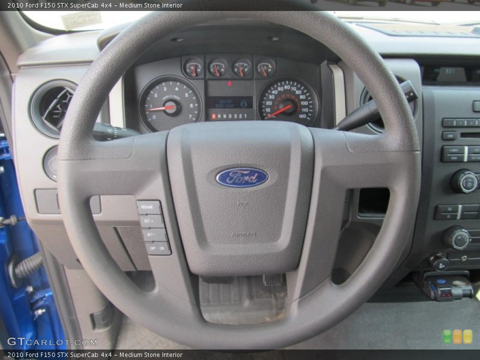 Medium Stone Interior Steering Wheel for the 2010 Ford F150 STX SuperCab 4x4 #68132117