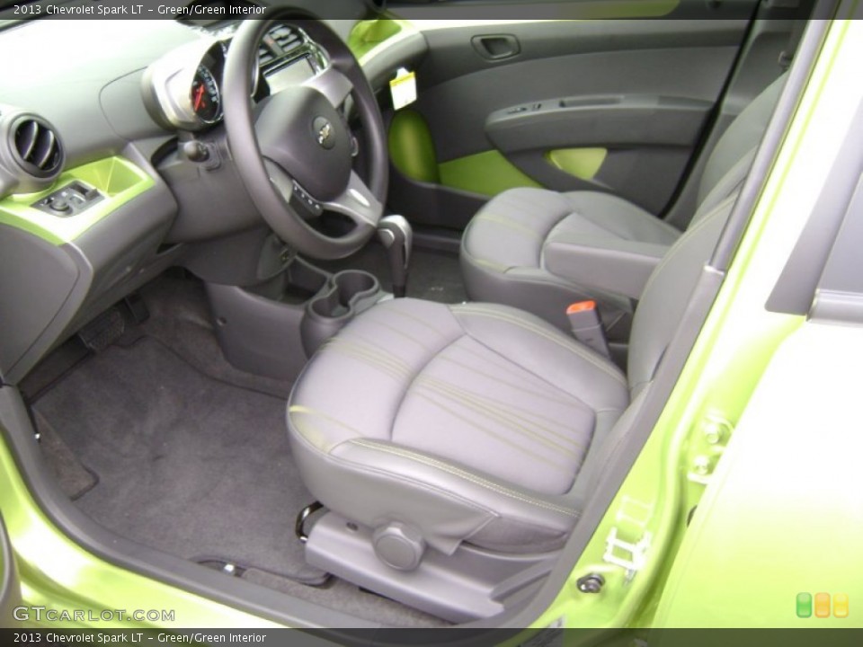 Green/Green Interior Front Seat for the 2013 Chevrolet Spark LT #68132355