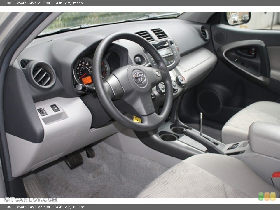 Ash Gray Interior Prime Interior for the 2009 Toyota RAV4 V6 4WD #68138294