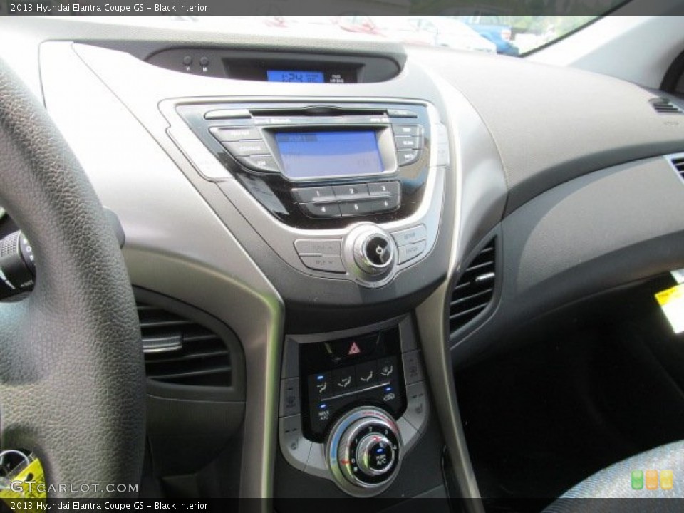 Black Interior Controls for the 2013 Hyundai Elantra Coupe GS #68142458