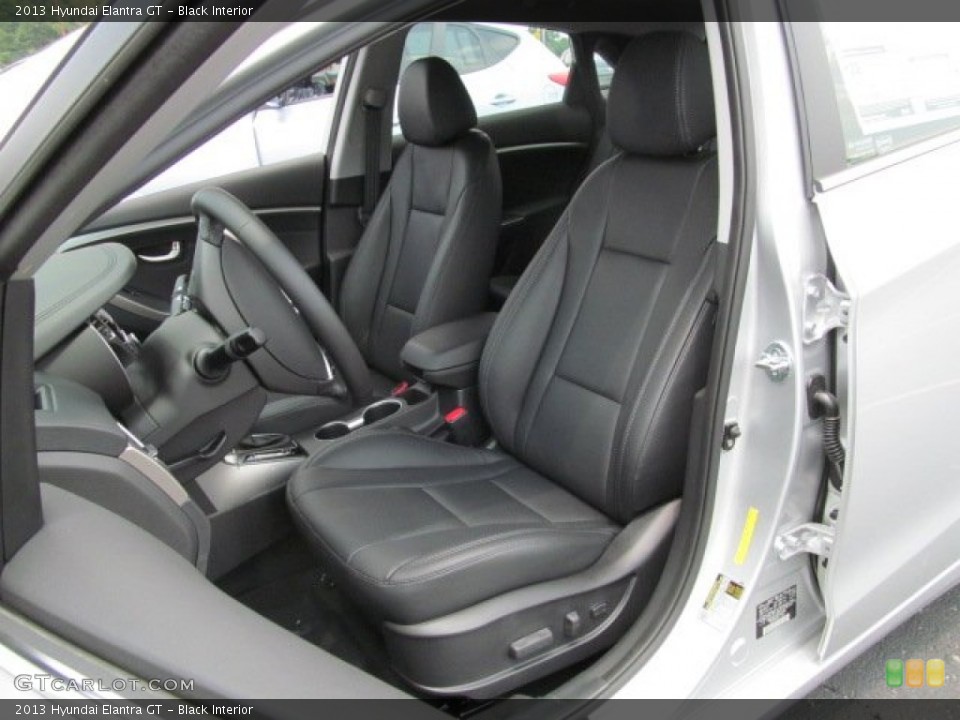 Black Interior Front Seat for the 2013 Hyundai Elantra GT #68142803