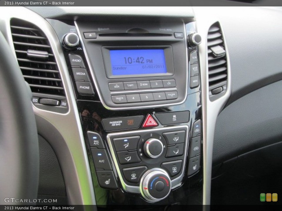 Black Interior Controls for the 2013 Hyundai Elantra GT #68142827