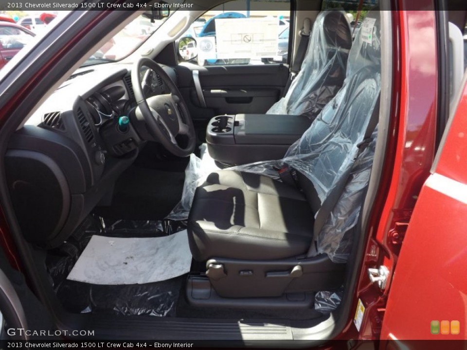 Ebony Interior Photo for the 2013 Chevrolet Silverado 1500 LT Crew Cab 4x4 #68144816