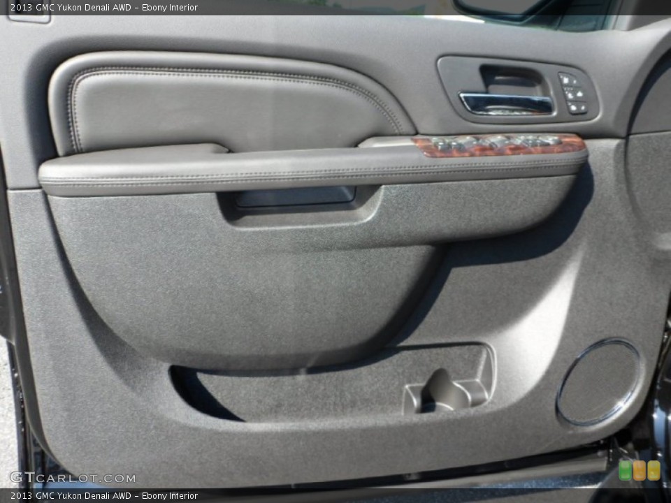 Ebony Interior Door Panel for the 2013 GMC Yukon Denali AWD #68146172