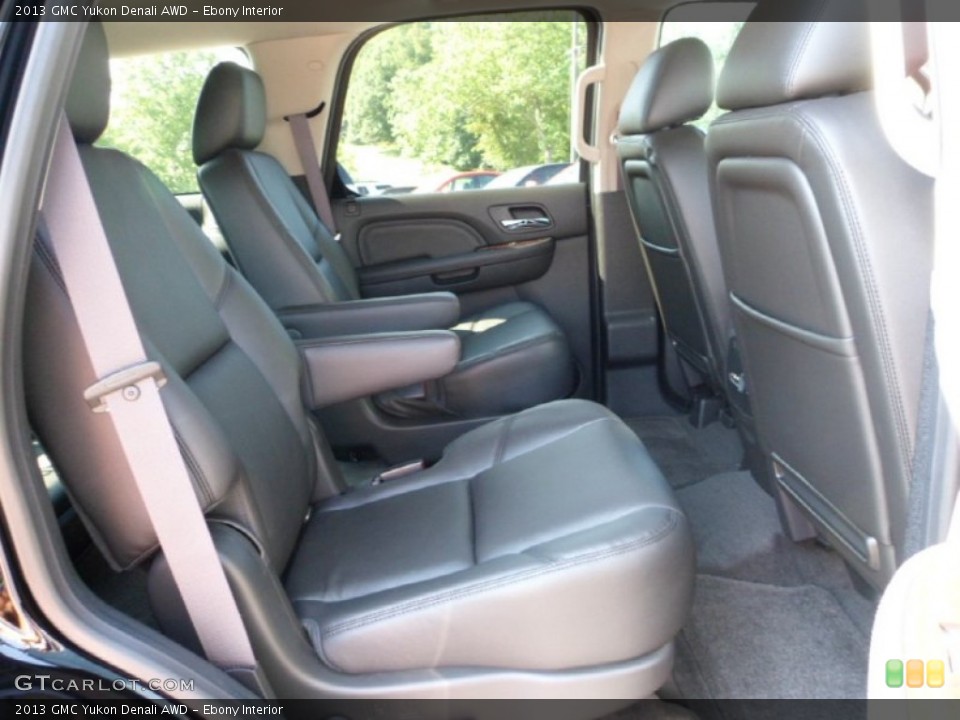 Ebony Interior Rear Seat for the 2013 GMC Yukon Denali AWD #68146298