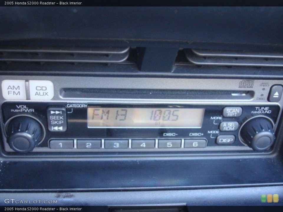 Black Interior Audio System for the 2005 Honda S2000 Roadster #68147828