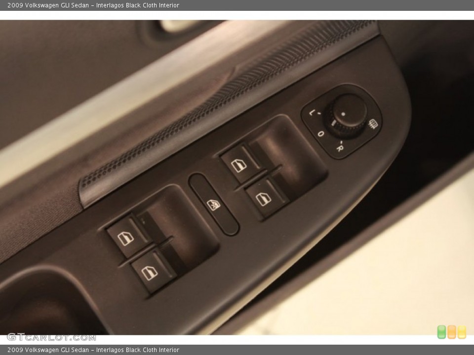 Interlagos Black Cloth Interior Controls for the 2009 Volkswagen GLI Sedan #68148923