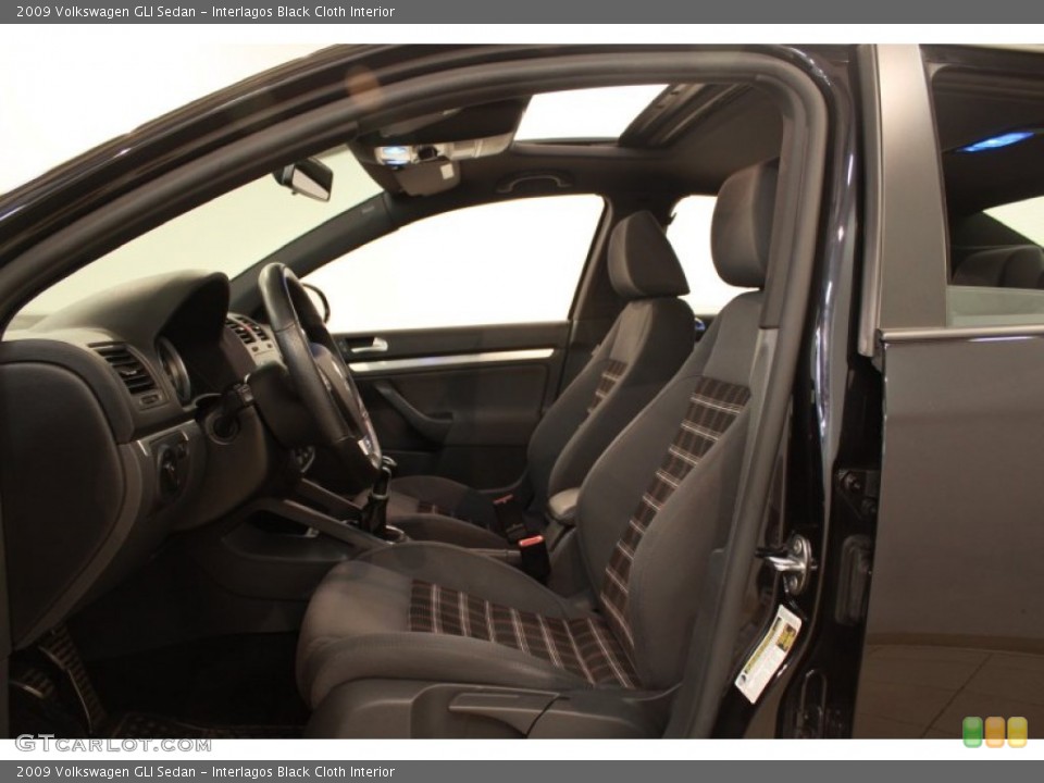 Interlagos Black Cloth Interior Photo for the 2009 Volkswagen GLI Sedan #68148929