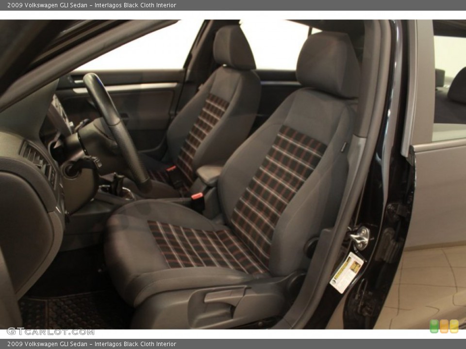 Interlagos Black Cloth Interior Photo for the 2009 Volkswagen GLI Sedan #68148935