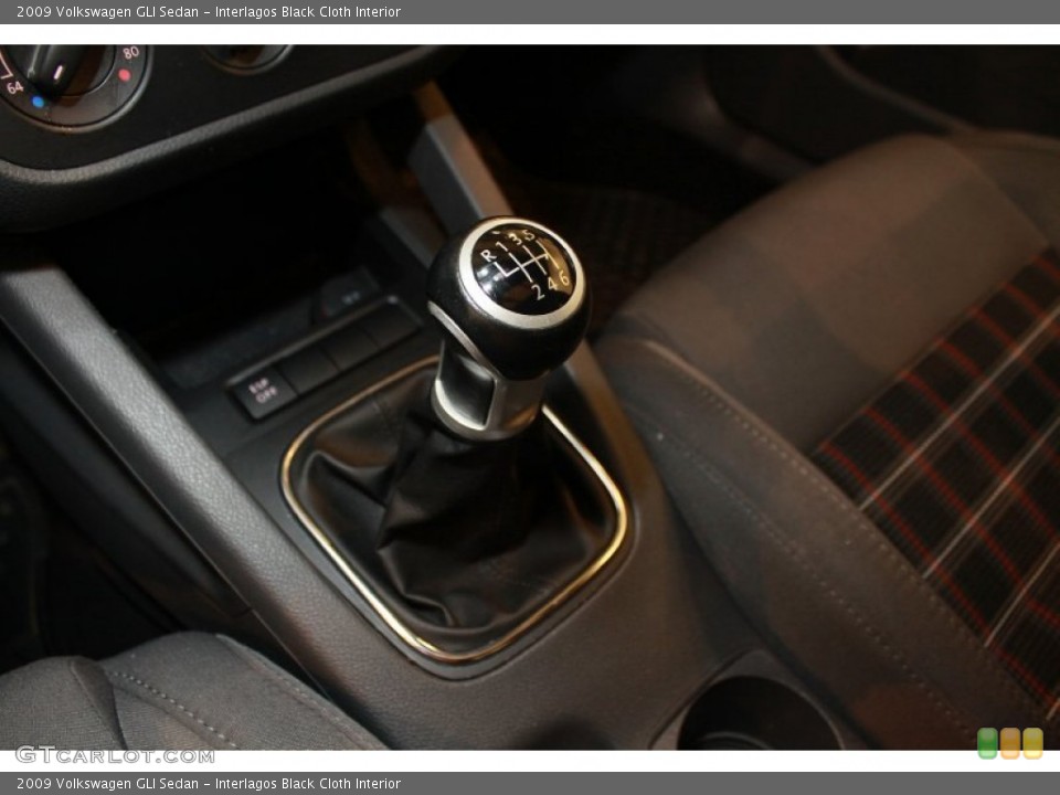 Interlagos Black Cloth Interior Transmission for the 2009 Volkswagen GLI Sedan #68148953