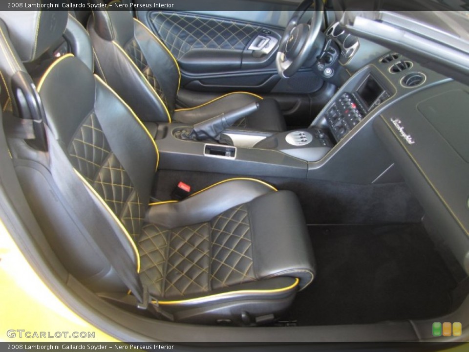 Nero Perseus Interior Photo for the 2008 Lamborghini Gallardo Spyder #68150598