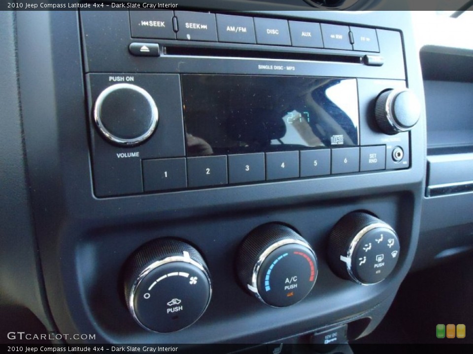 Dark Slate Gray Interior Audio System for the 2010 Jeep Compass Latitude 4x4 #68154477