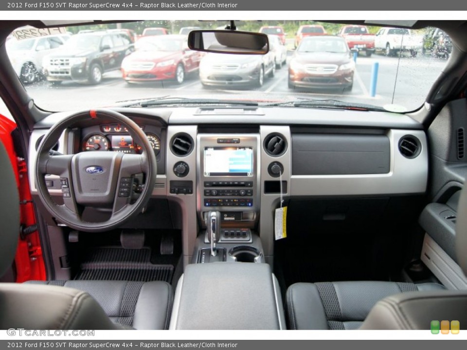 Raptor Black Leather/Cloth Interior Dashboard for the 2012 Ford F150 SVT Raptor SuperCrew 4x4 #68156247