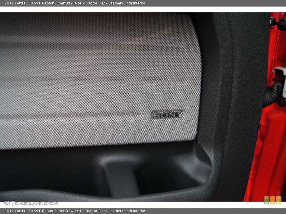 Raptor Black Leather/Cloth Interior Audio System for the 2012 Ford F150 SVT Raptor SuperCrew 4x4 #68156274