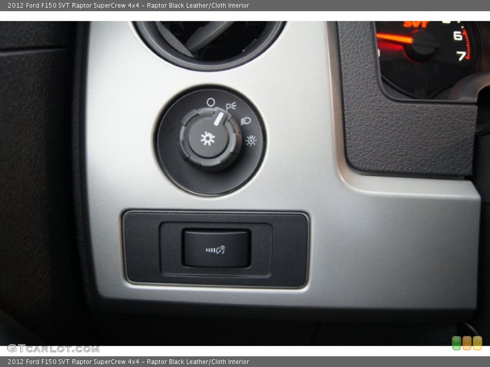 Raptor Black Leather/Cloth Interior Controls for the 2012 Ford F150 SVT Raptor SuperCrew 4x4 #68156424