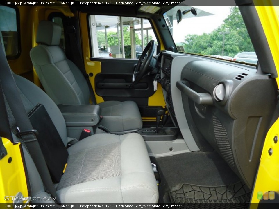 Dark Slate Gray/Med Slate Gray Interior Photo for the 2008 Jeep Wrangler Unlimited Rubicon JK-8 Independence 4x4 #68157315