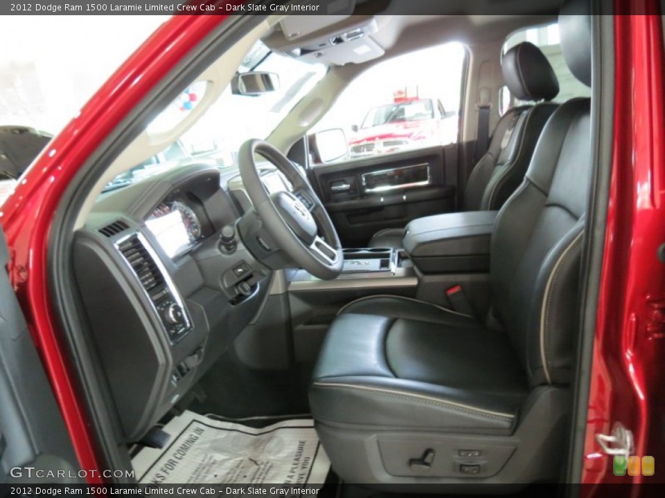 Dark Slate Gray Interior Photo for the 2012 Dodge Ram 1500 Laramie Limited Crew Cab #68157471