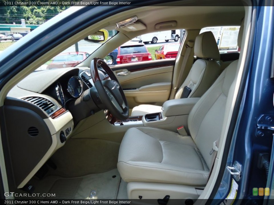 Dark Frost Beige/Light Frost Beige Interior Front Seat for the 2011 Chrysler 300 C Hemi AWD #68158191