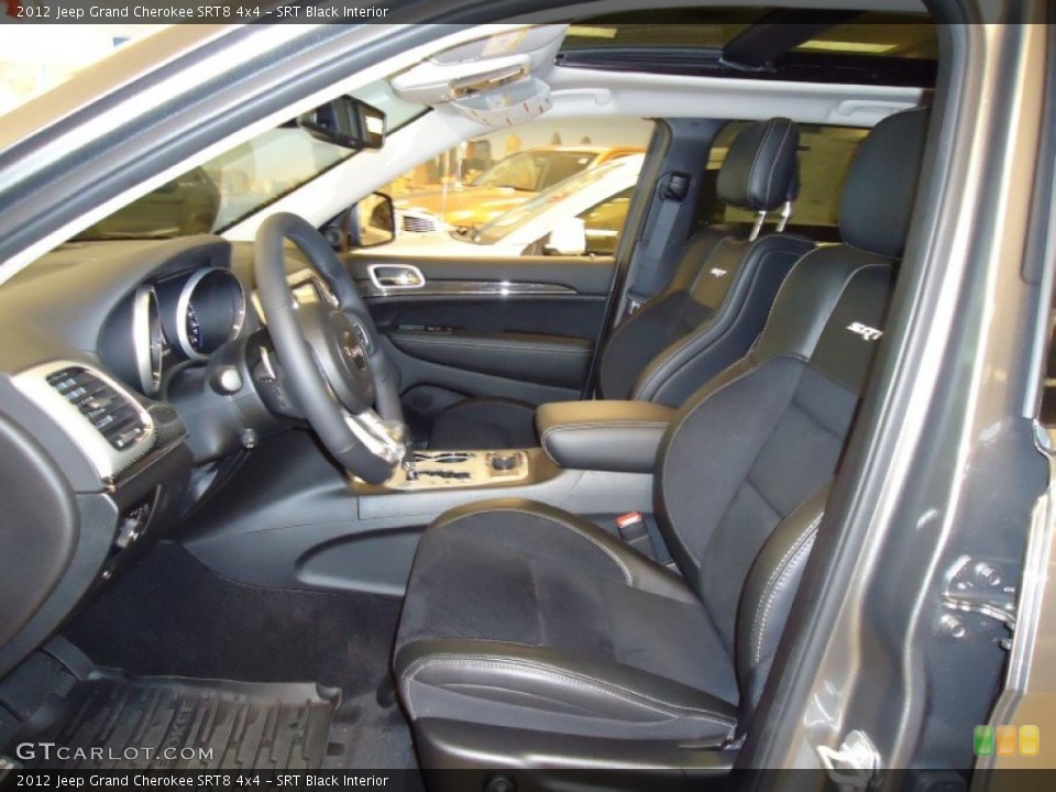 SRT Black Interior Front Seat for the 2012 Jeep Grand Cherokee SRT8 4x4 #68161947