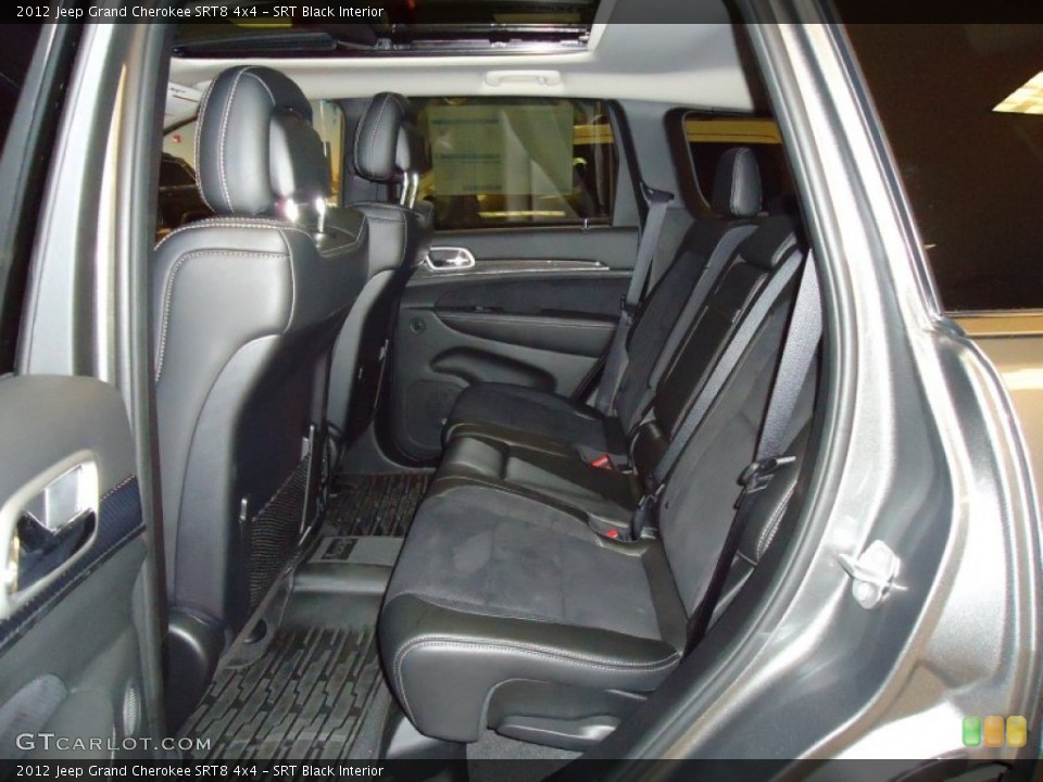 SRT Black Interior Rear Seat for the 2012 Jeep Grand Cherokee SRT8 4x4 #68162013