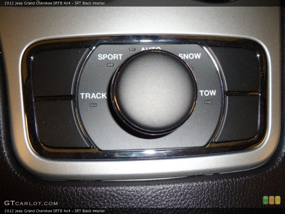 SRT Black Interior Controls for the 2012 Jeep Grand Cherokee SRT8 4x4 #68162076