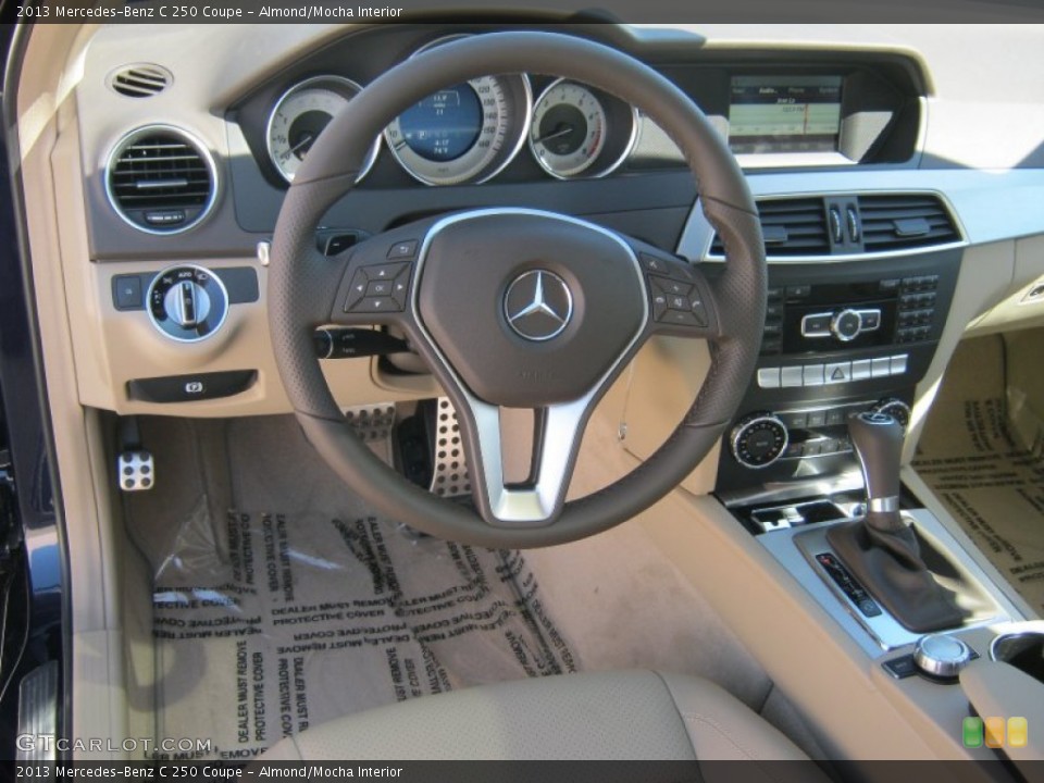 Almond/Mocha Interior Dashboard for the 2013 Mercedes-Benz C 250 Coupe #68162598