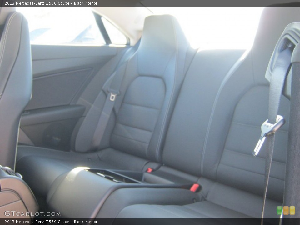 Black Interior Rear Seat for the 2013 Mercedes-Benz E 550 Coupe #68162772