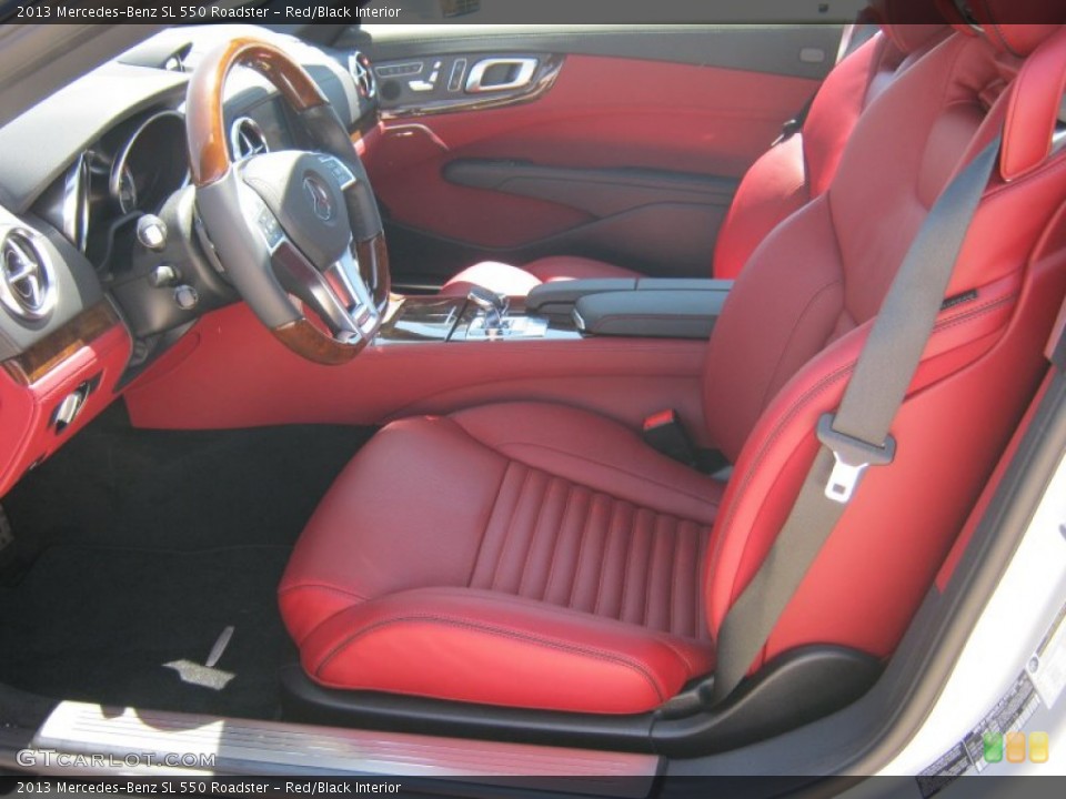 Red/Black Interior Prime Interior for the 2013 Mercedes-Benz SL 550 Roadster #68162861