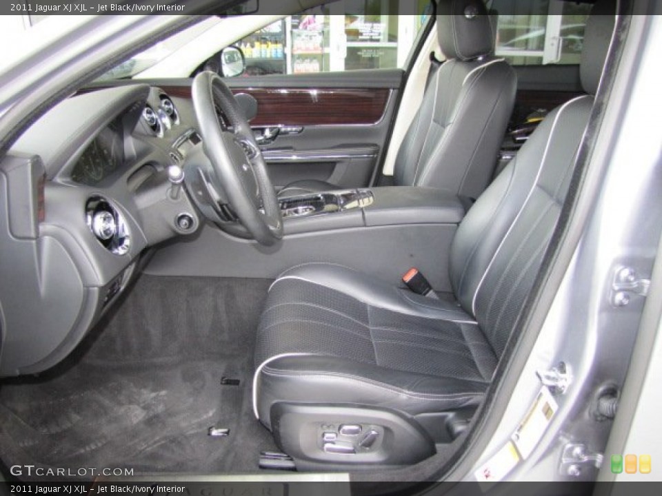Jet Black/Ivory Interior Photo for the 2011 Jaguar XJ XJL #68163540