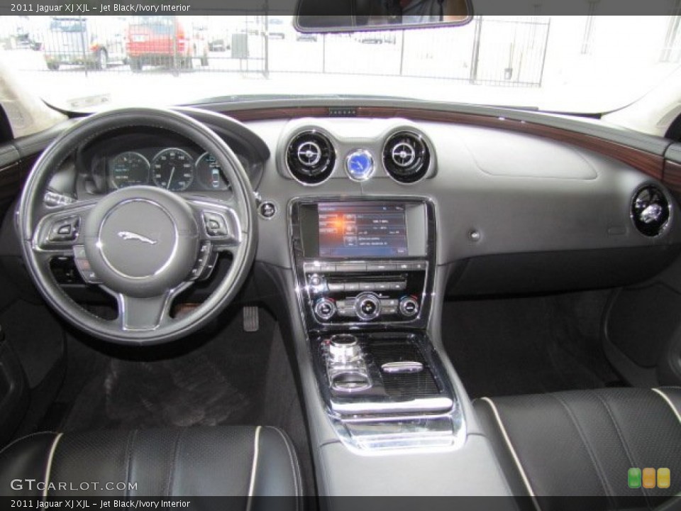 Jet Black/Ivory Interior Dashboard for the 2011 Jaguar XJ XJL #68163547