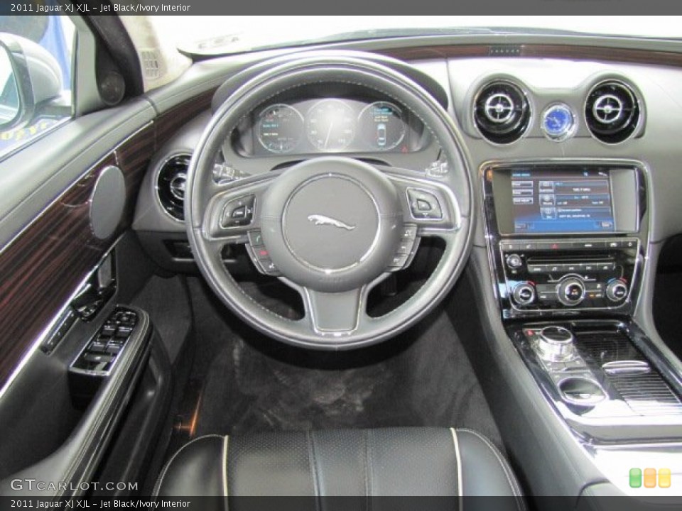 Jet Black/Ivory Interior Dashboard for the 2011 Jaguar XJ XJL #68163635