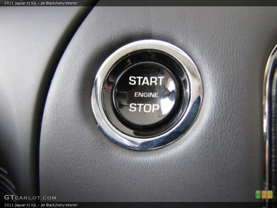 Jet Black/Ivory Interior Controls for the 2011 Jaguar XJ XJL #68163681