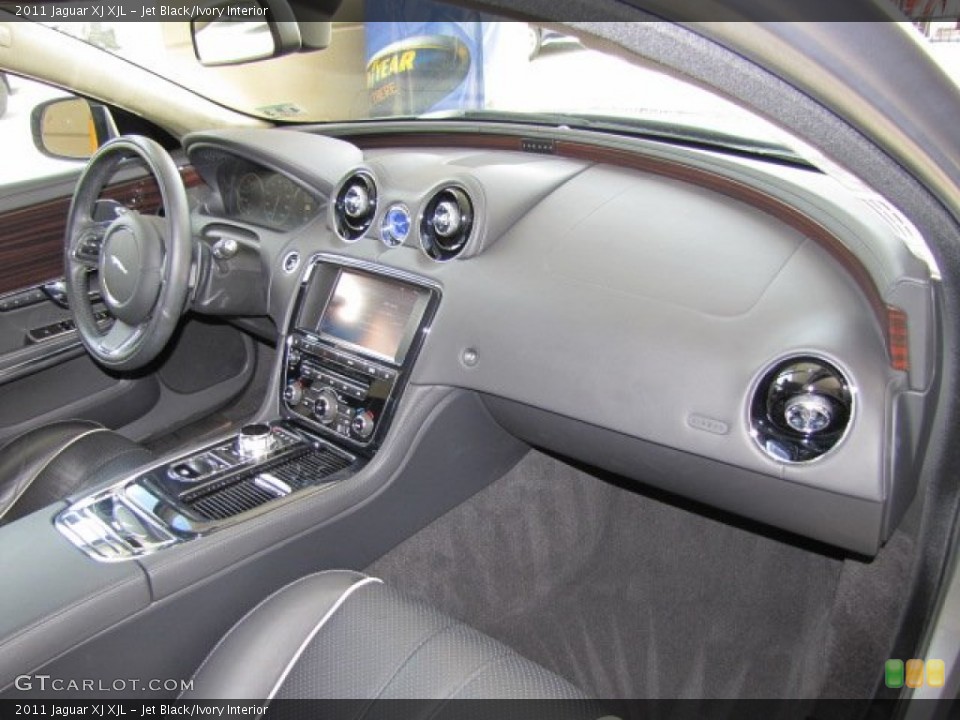 Jet Black/Ivory Interior Dashboard for the 2011 Jaguar XJ XJL #68163747