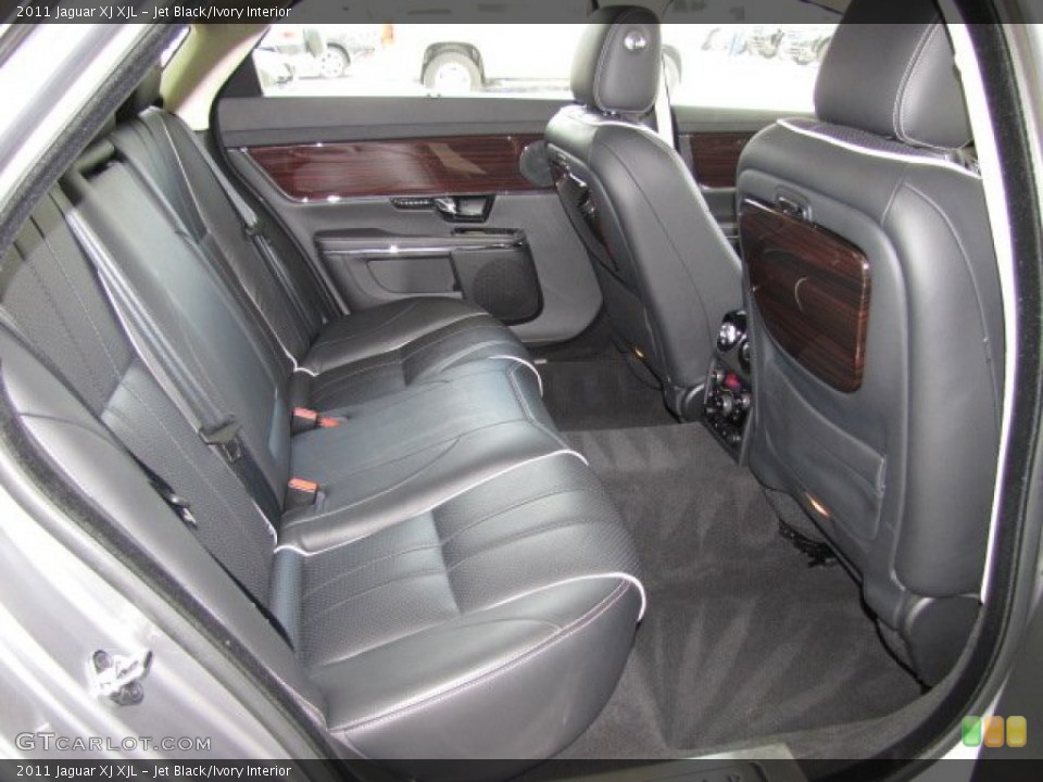 Jet Black/Ivory Interior Rear Seat for the 2011 Jaguar XJ XJL #68163774