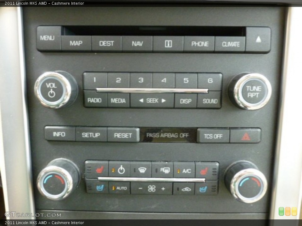Cashmere Interior Controls for the 2011 Lincoln MKS AWD #68163804