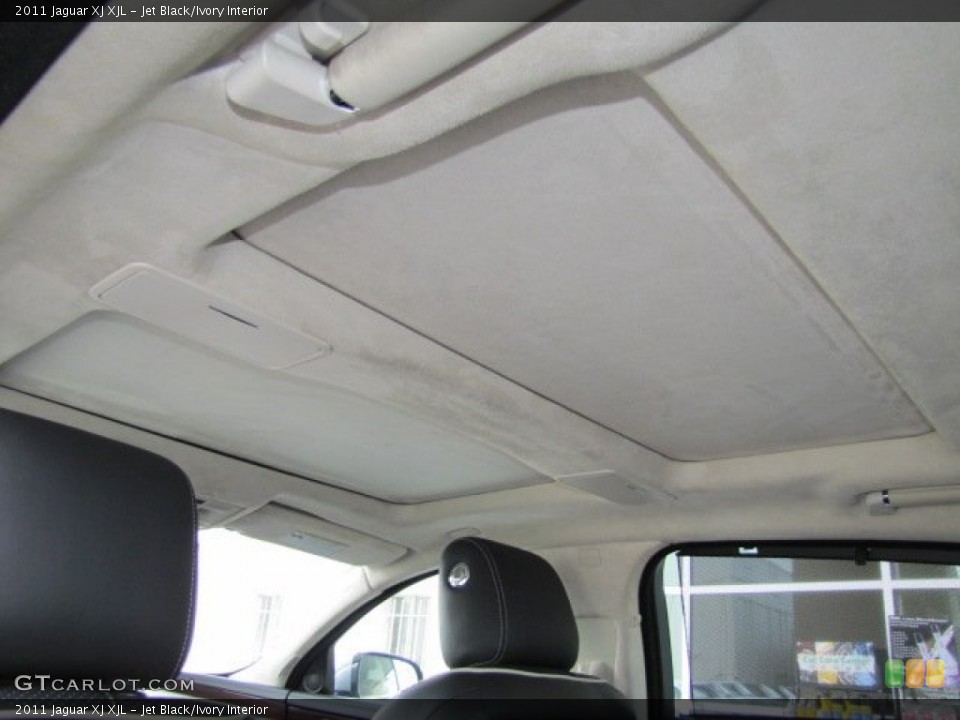 Jet Black/Ivory Interior Sunroof for the 2011 Jaguar XJ XJL #68163837
