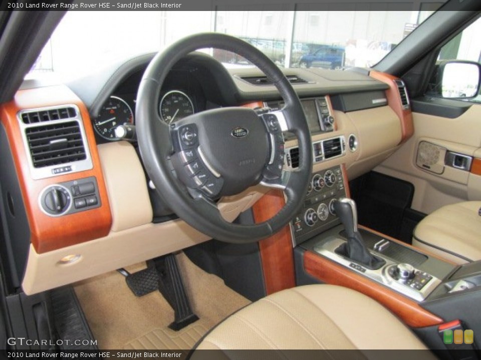 Sand/Jet Black Interior Prime Interior for the 2010 Land Rover Range Rover HSE #68164218