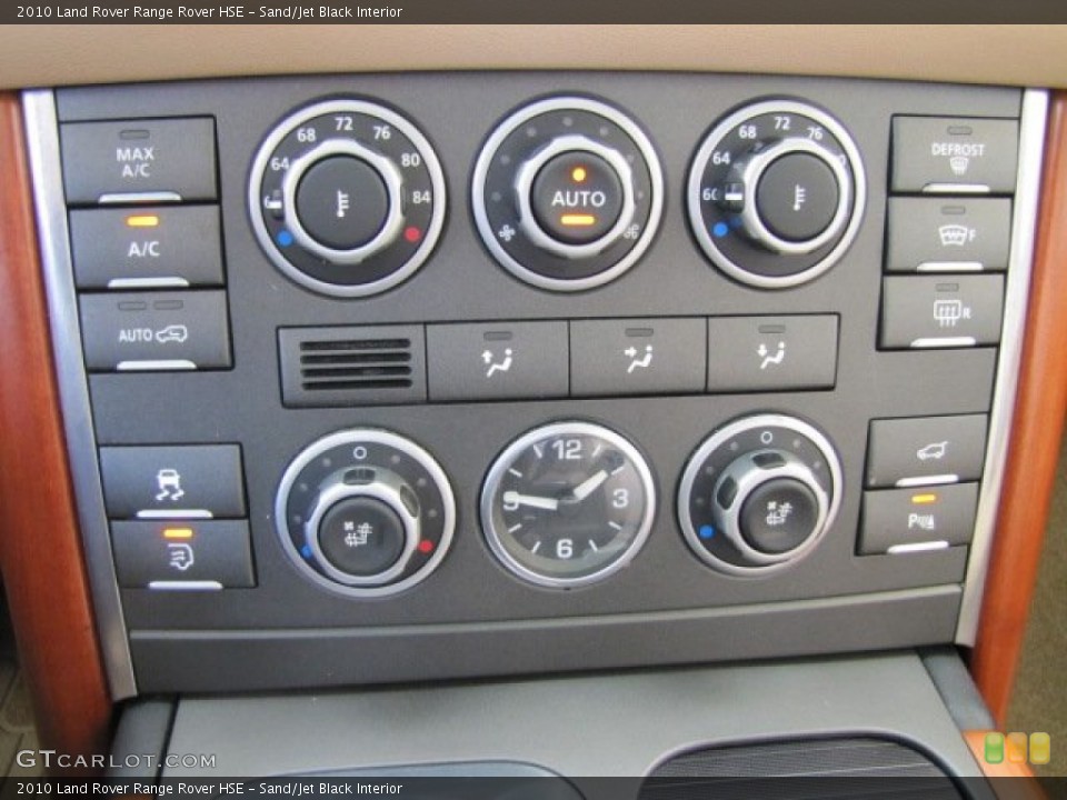 Sand/Jet Black Interior Controls for the 2010 Land Rover Range Rover HSE #68164290