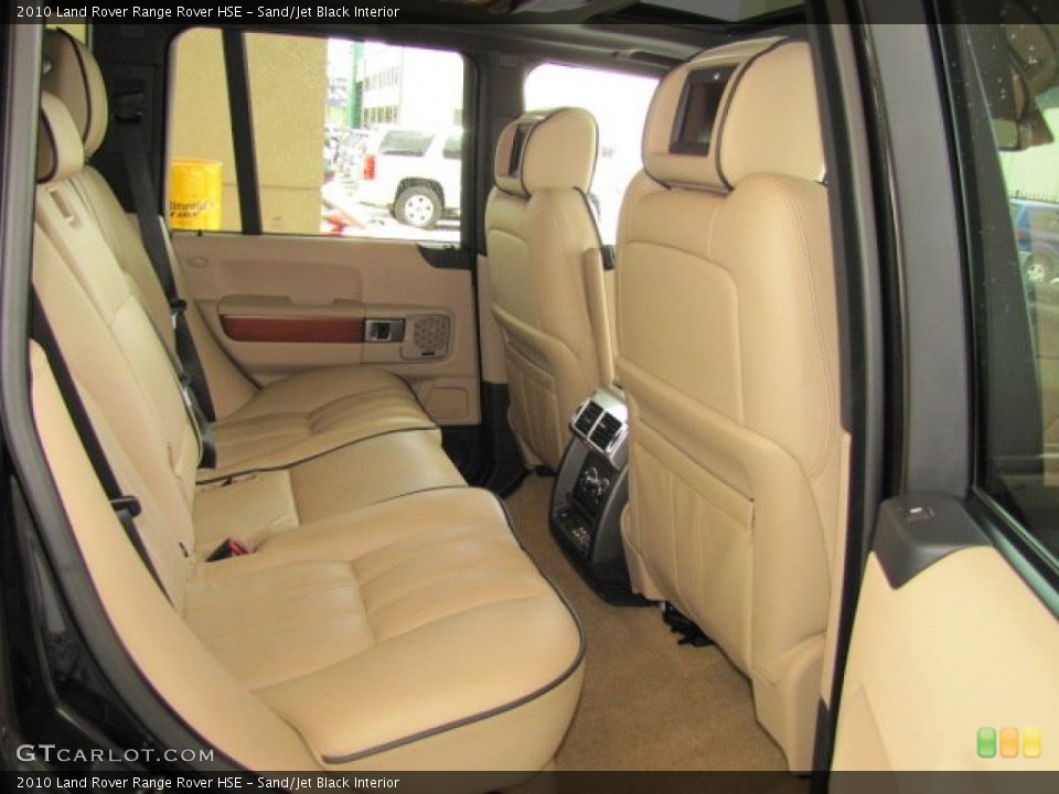 Sand/Jet Black Interior Rear Seat for the 2010 Land Rover Range Rover HSE #68164368