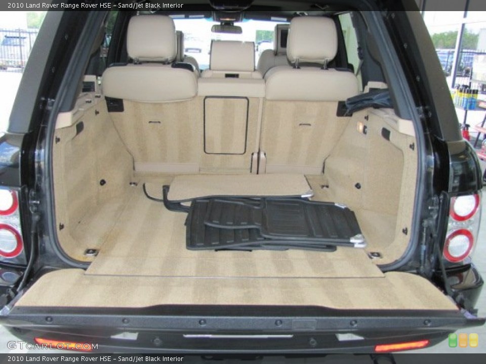 Sand/Jet Black Interior Trunk for the 2010 Land Rover Range Rover HSE #68164413