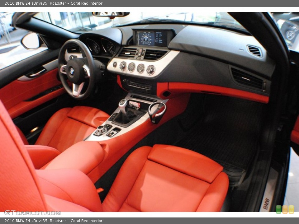 Coral Red Interior Dashboard for the 2010 BMW Z4 sDrive35i Roadster #68164440