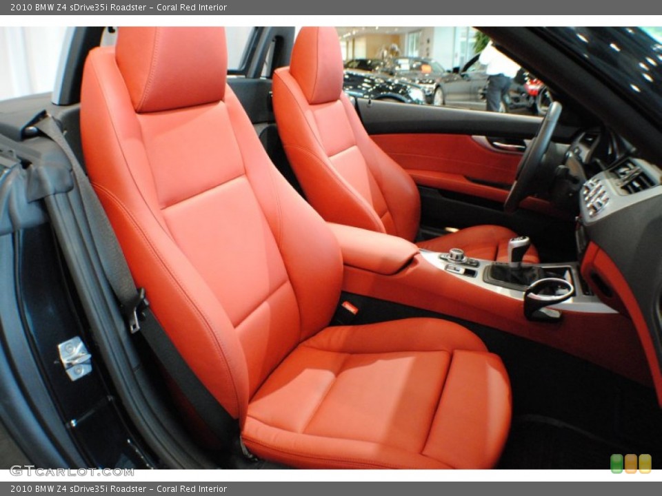 Coral Red Interior Front Seat for the 2010 BMW Z4 sDrive35i Roadster #68164446