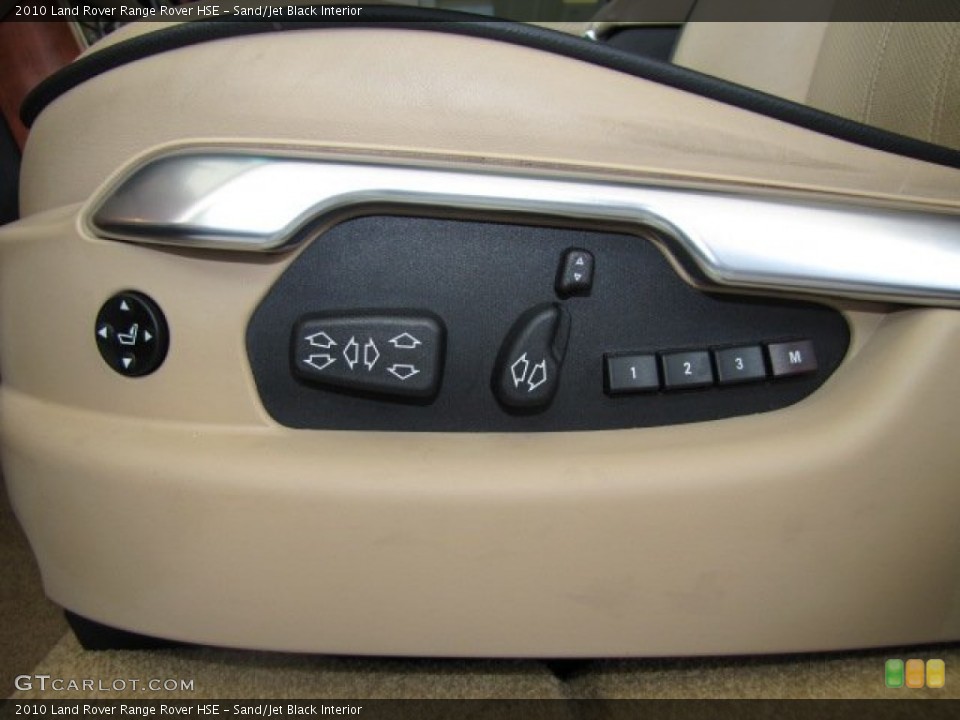 Sand/Jet Black Interior Controls for the 2010 Land Rover Range Rover HSE #68164477